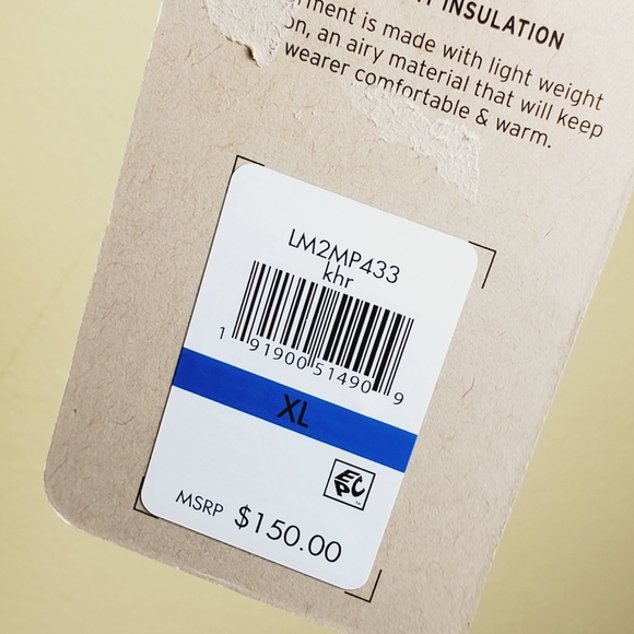 Levi's Men's Diamond Quilted Red Camouflage Jacket Size XL - Picture 11 of 11